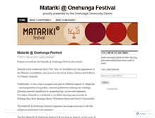 Tablet Screenshot of matariki2010.wordpress.com