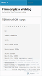 Mobile Screenshot of filmscriptz.wordpress.com