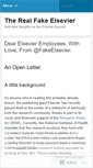 Mobile Screenshot of fakeelsevier.wordpress.com