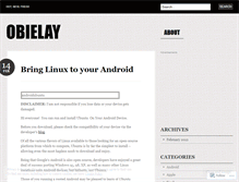 Tablet Screenshot of obielay.wordpress.com