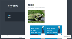 Desktop Screenshot of photoisme.wordpress.com