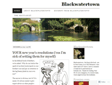 Tablet Screenshot of blackwatertown.wordpress.com