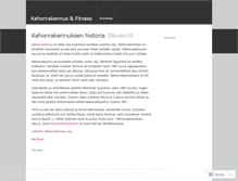 Tablet Screenshot of kehonrakennusfi.wordpress.com