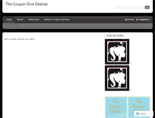 Tablet Screenshot of coupondivadesirae.wordpress.com