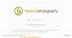 Desktop Screenshot of freelandphotographykc.wordpress.com