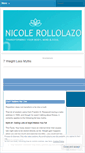 Mobile Screenshot of nicolefitness.wordpress.com