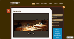 Desktop Screenshot of cafeilpassaggio.wordpress.com
