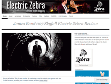 Tablet Screenshot of electriczebraecig.wordpress.com