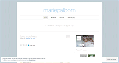 Desktop Screenshot of mariepalbom.wordpress.com