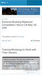 Mobile Screenshot of mustangmagic.wordpress.com