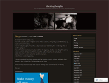 Tablet Screenshot of blackdogthoughts.wordpress.com
