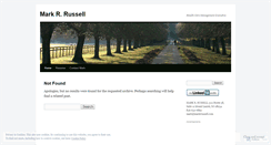 Desktop Screenshot of markrrussell.wordpress.com