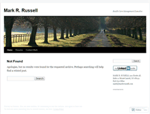 Tablet Screenshot of markrrussell.wordpress.com