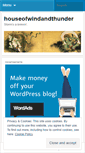 Mobile Screenshot of houseofwindandthunder.wordpress.com