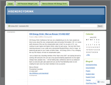 Tablet Screenshot of hi5energydrink.wordpress.com