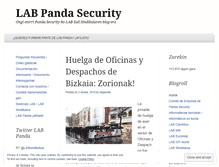 Tablet Screenshot of labpanda.wordpress.com