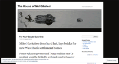 Desktop Screenshot of melgibstein.wordpress.com