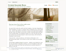 Tablet Screenshot of guidedimageryblog.wordpress.com