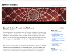 Tablet Screenshot of ccminternational.wordpress.com