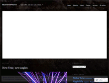 Tablet Screenshot of nightfoxphoto.wordpress.com