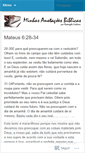 Mobile Screenshot of minhasanotacoesbiblicas.wordpress.com