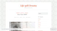 Desktop Screenshot of lifespill.wordpress.com