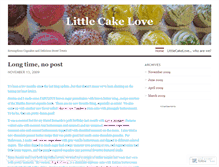 Tablet Screenshot of littlecakelove.wordpress.com