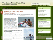 Tablet Screenshot of campolson.wordpress.com