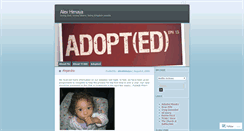 Desktop Screenshot of alexhimaya.wordpress.com
