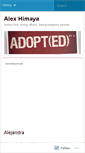 Mobile Screenshot of alexhimaya.wordpress.com