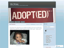 Tablet Screenshot of alexhimaya.wordpress.com