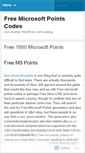 Mobile Screenshot of freemspoints2.wordpress.com
