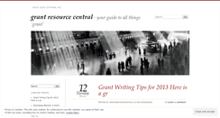 Desktop Screenshot of grantresourcecentral.wordpress.com