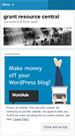 Mobile Screenshot of grantresourcecentral.wordpress.com