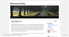 Desktop Screenshot of meexpressed.wordpress.com