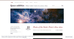 Desktop Screenshot of lilspaceoddities.wordpress.com