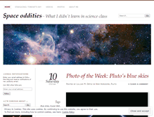 Tablet Screenshot of lilspaceoddities.wordpress.com