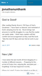 Mobile Screenshot of jonathanunthank.wordpress.com