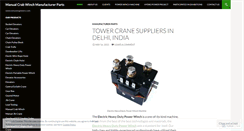 Desktop Screenshot of manualcrabwinch.wordpress.com