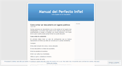 Desktop Screenshot of elperfectoinfiel.wordpress.com