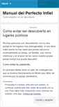 Mobile Screenshot of elperfectoinfiel.wordpress.com