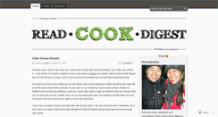 Desktop Screenshot of cookingagents.wordpress.com