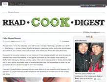 Tablet Screenshot of cookingagents.wordpress.com