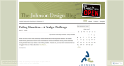 Desktop Screenshot of johnsondesign.wordpress.com