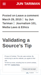 Mobile Screenshot of juntariman.wordpress.com