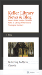Mobile Screenshot of kellerlibrary.wordpress.com