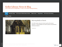 Tablet Screenshot of kellerlibrary.wordpress.com