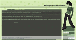 Desktop Screenshot of mysupermodelsummer.wordpress.com