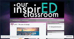 Desktop Screenshot of ourinspiredclassroom.wordpress.com