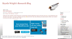 Desktop Screenshot of krystlewright.wordpress.com